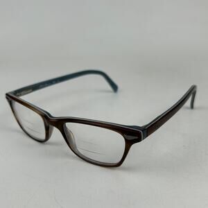 Eddie Bauer 8281 Eyeglasses Frame Mens Blonde Blue Plastic‎ Full Rim 48-18-140mm
